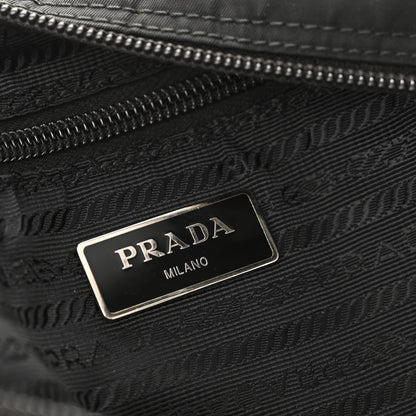 Prada Tessuto Nylon Saffiano Vela Messenger Bag Black 6 of 12