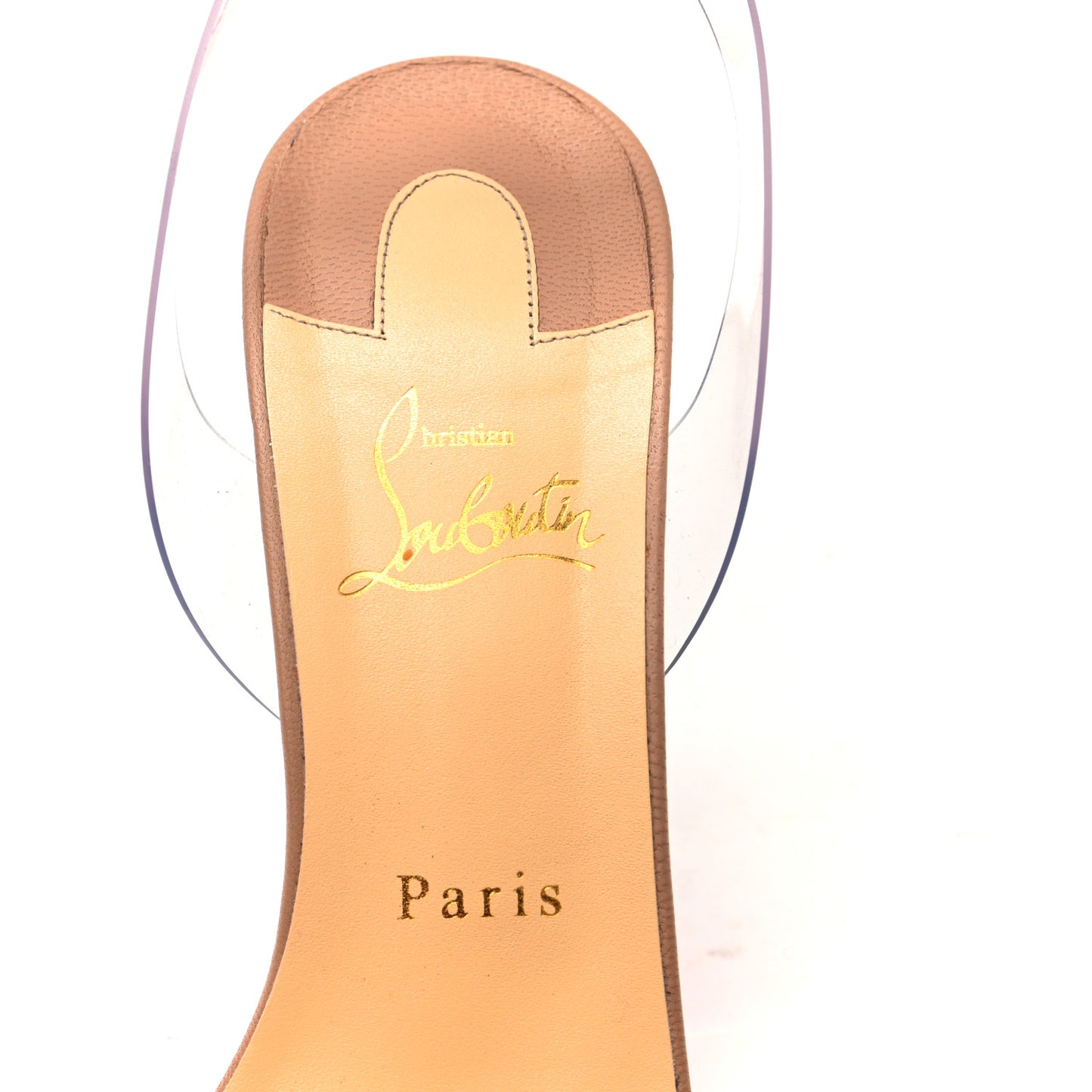Nappa Shiny PVC Jonatina 100 Sandals 40 Nude