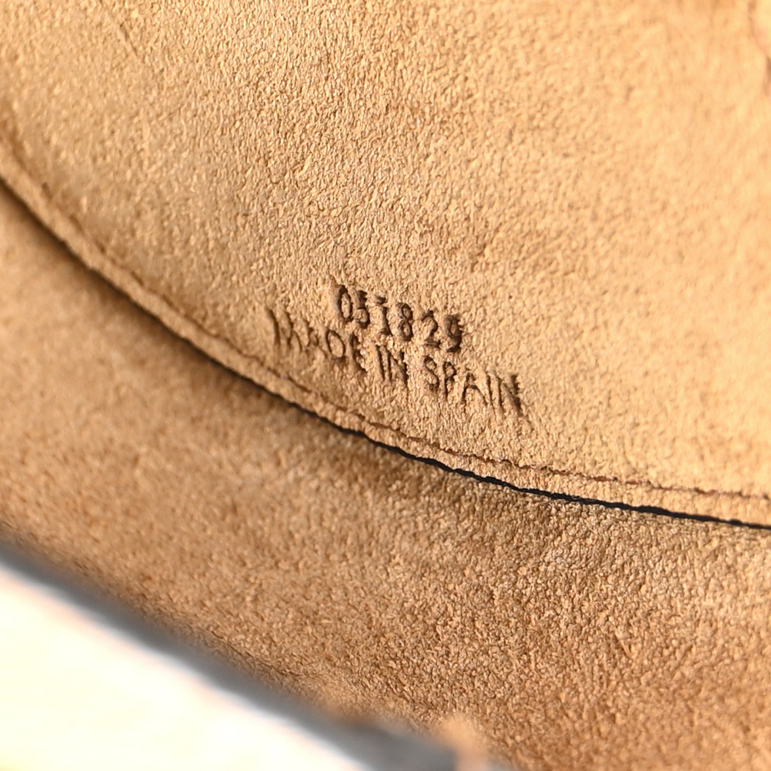 Loewe Grained Calfskin Mini Gate Crossbody Bag Caramel Pecan 7 of 11