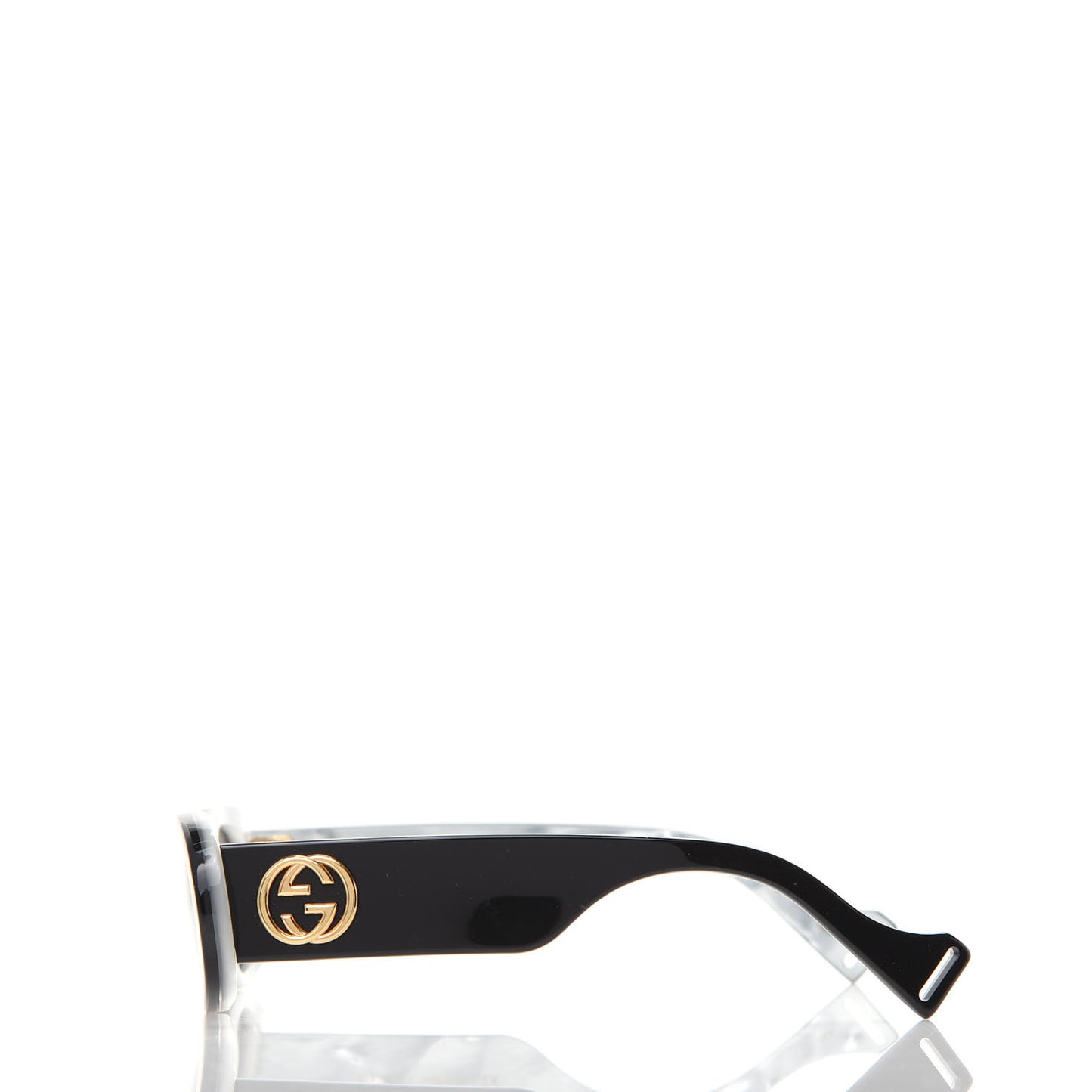 Acetate Oval Sunglasses GG0517S Black