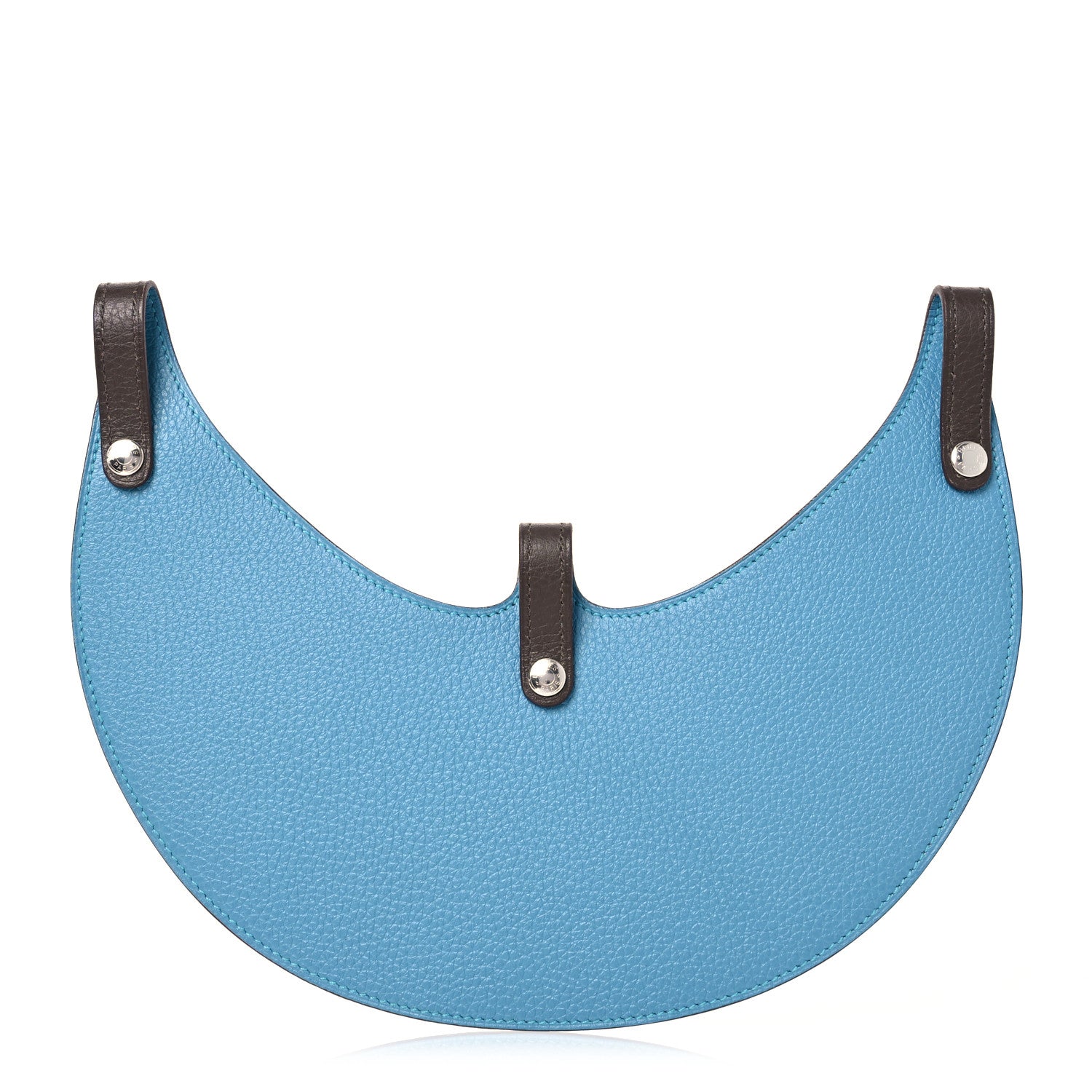 Hermes Togo Petit H Visor Ebene Turquoise 1 of 6