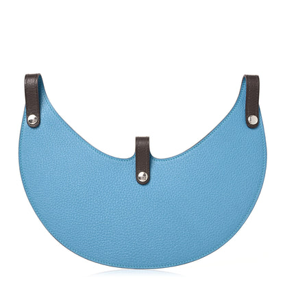 Hermes Togo Petit H Visor Ebene Turquoise 1 of 6