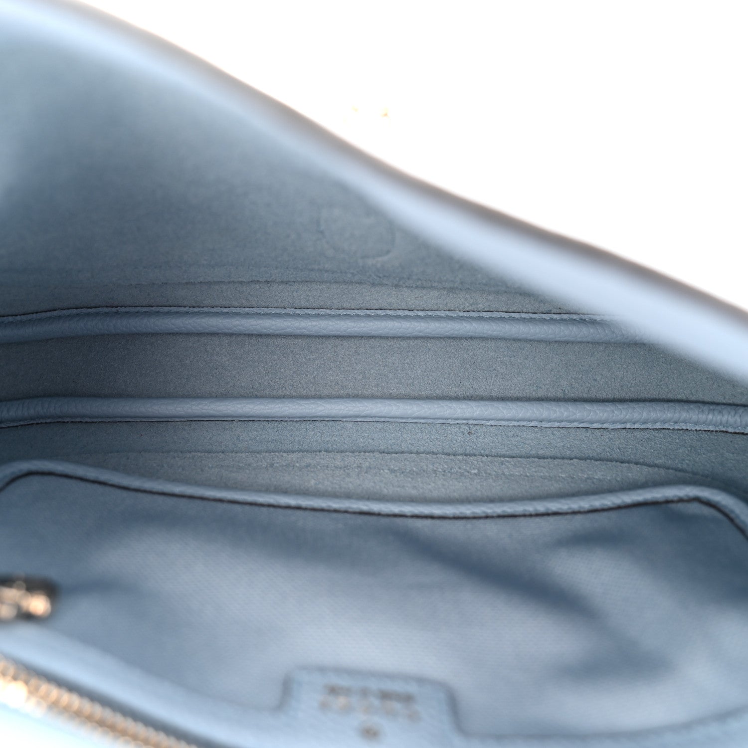 Gucci Grained Calfskin Web Medium Jackie 1961 Hobo Light Blue 5 of 10