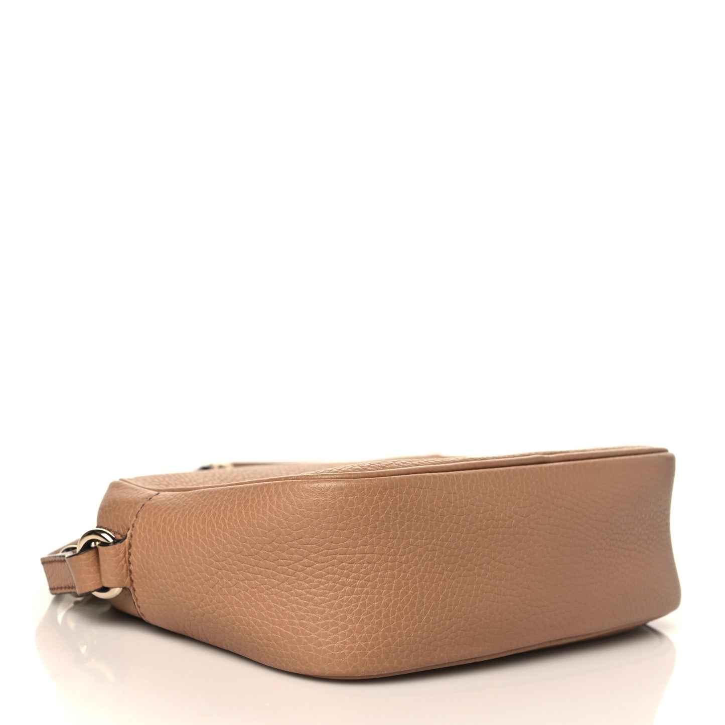 Pebbled Calfskin Small Soho Disco Bag Camelia