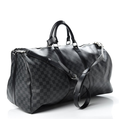 Louis Vuitton Damier Graphite Keepall Bandouliere 55 3 of 22