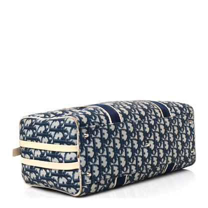 Christian Dior Monogram Trotter No 2 Boston Bag Blue 4 of 11