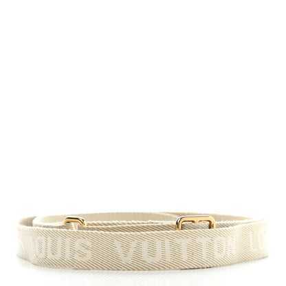 Louis Vuitton Nylon Petite Malle Souple Shoulder Strap Creme 2 of 6