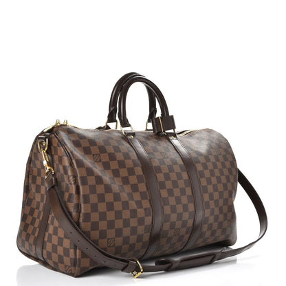 Louis Vuitton Damier Ebene Keepall Bandouliere 45 3 of 7