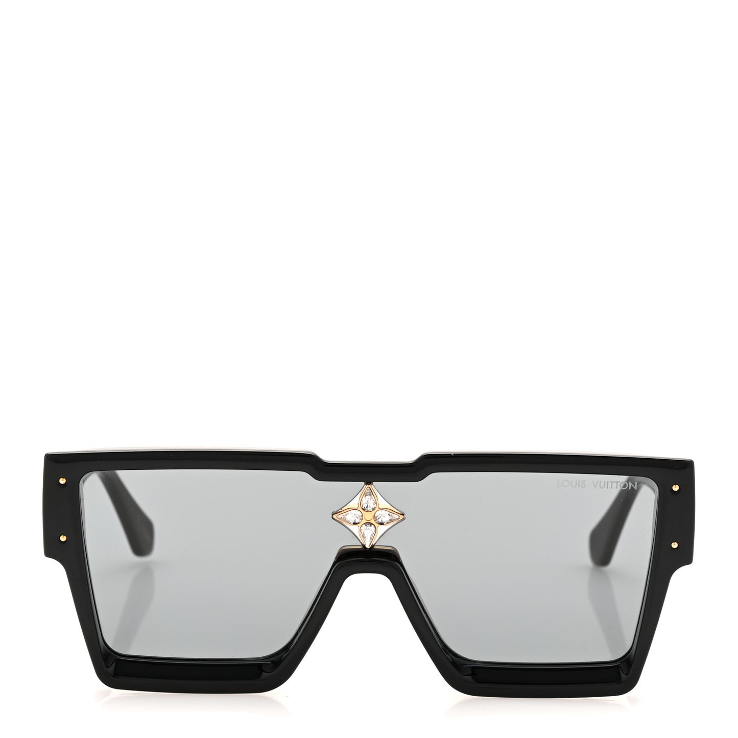 Acetate Swarovski Crystal Cyclone Sunglasses Z1578W Black