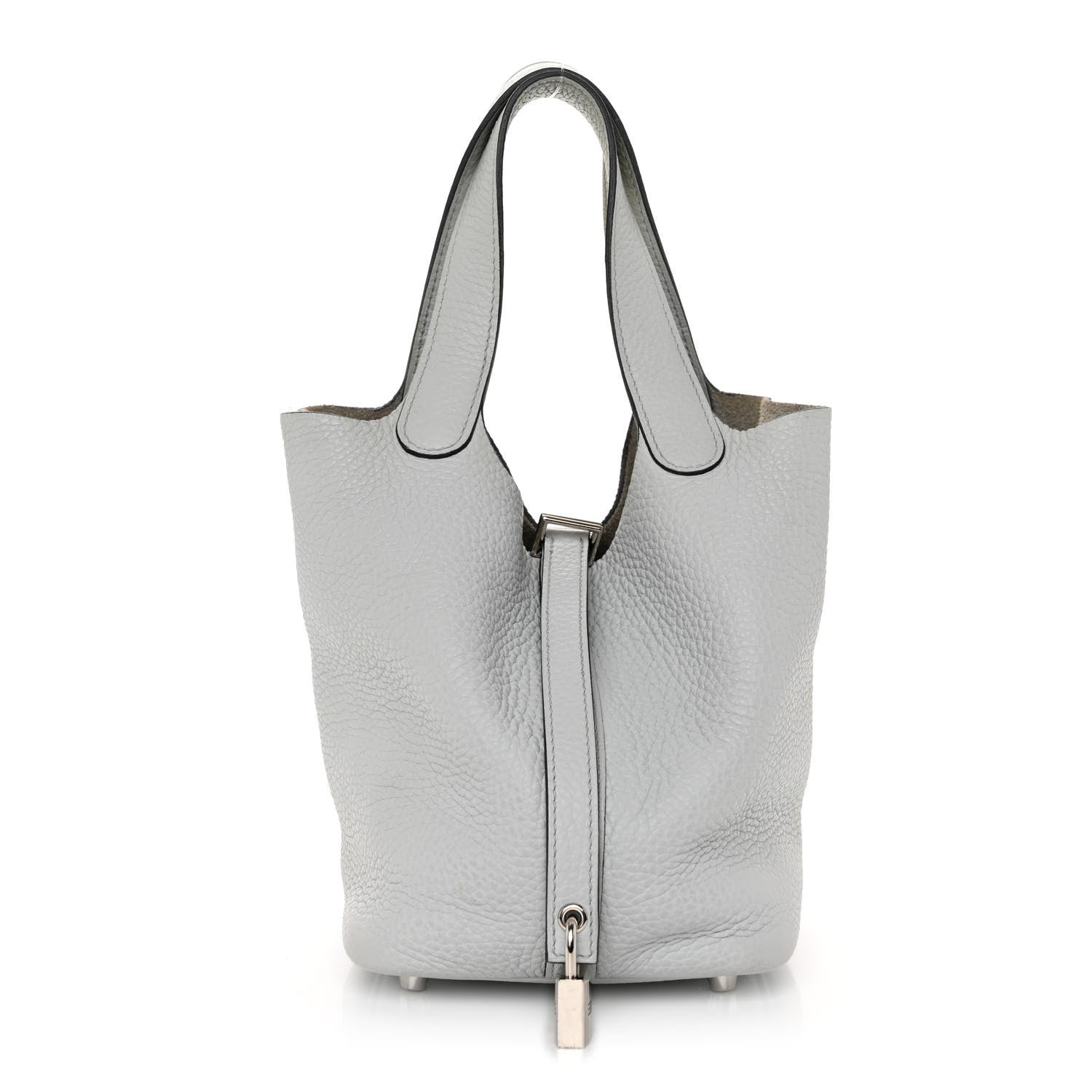 Hermes Taurillon Clemence Picotin Lock 18 PM Bleu Pale 1 of 10