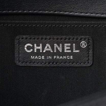 Chanel Calfskin Quilted Medium Boy Flap So Black 5 of 11