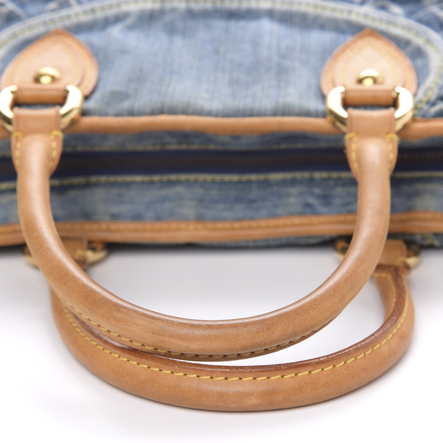 Louis Vuitton Denim Neo Cabby GM Blue 13 of 17
