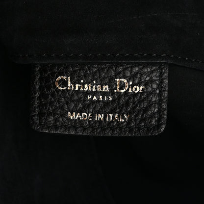 Christian Dior Grained Calfskin D-Bee Shopper Black 6 of 12