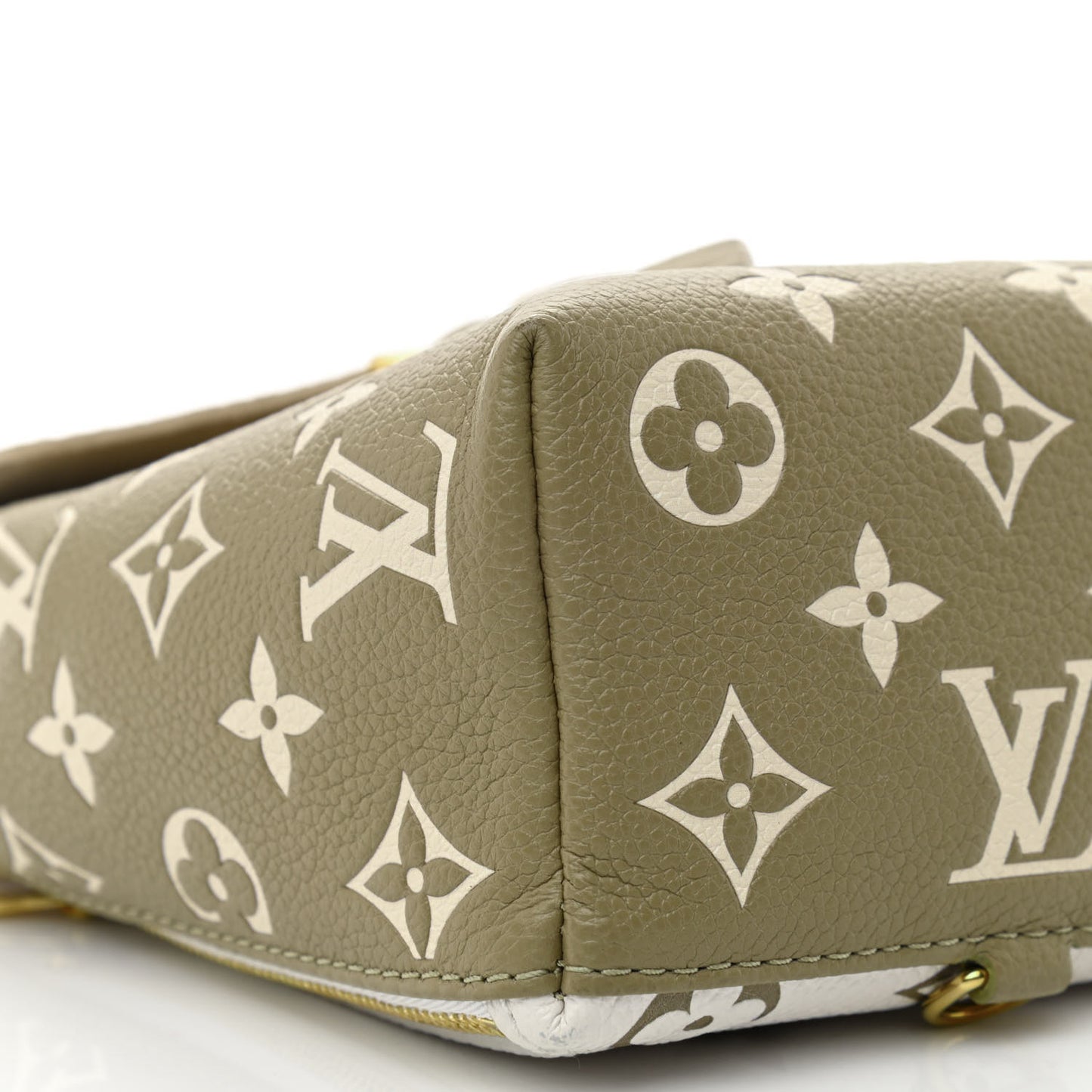 Empreinte Monogram Spring In The City Tiny Backpack Kaki Beige Cream