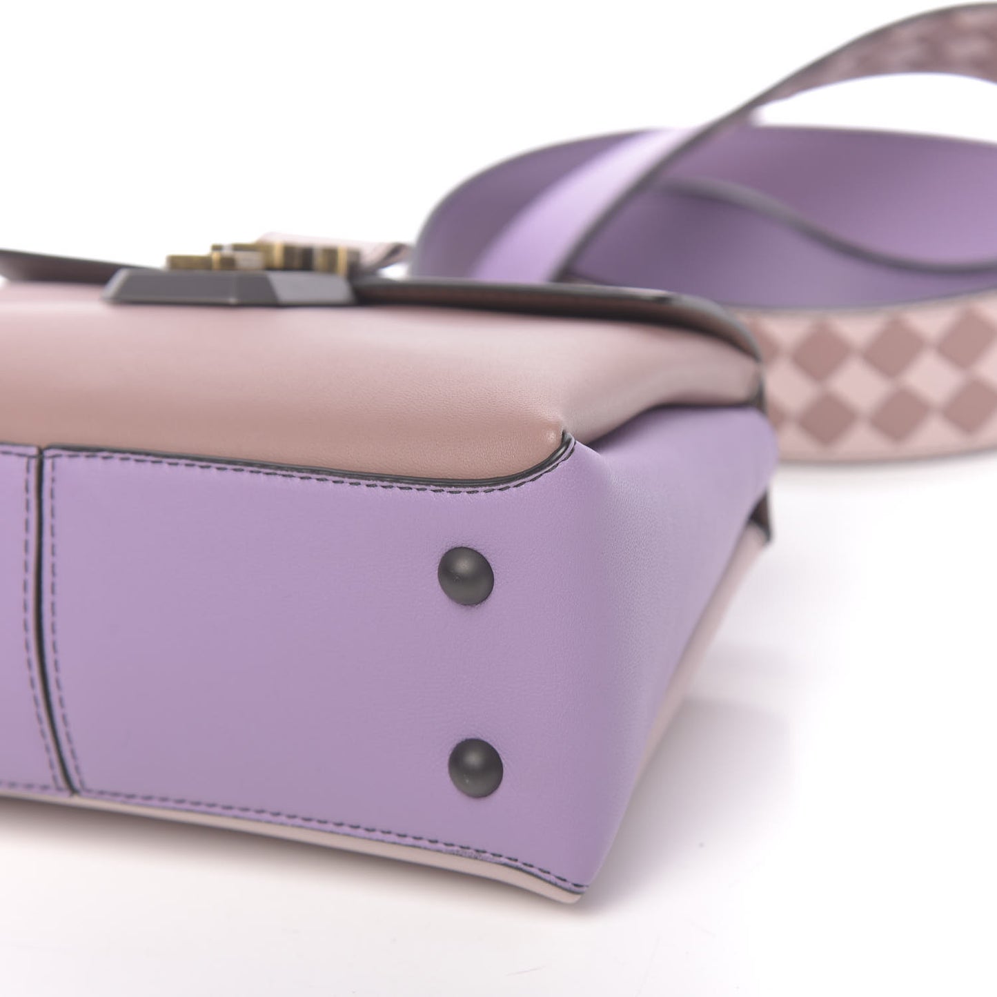 Nappa Multicolor Mini Piazza Bag Deco Rose Quartz Wisteria