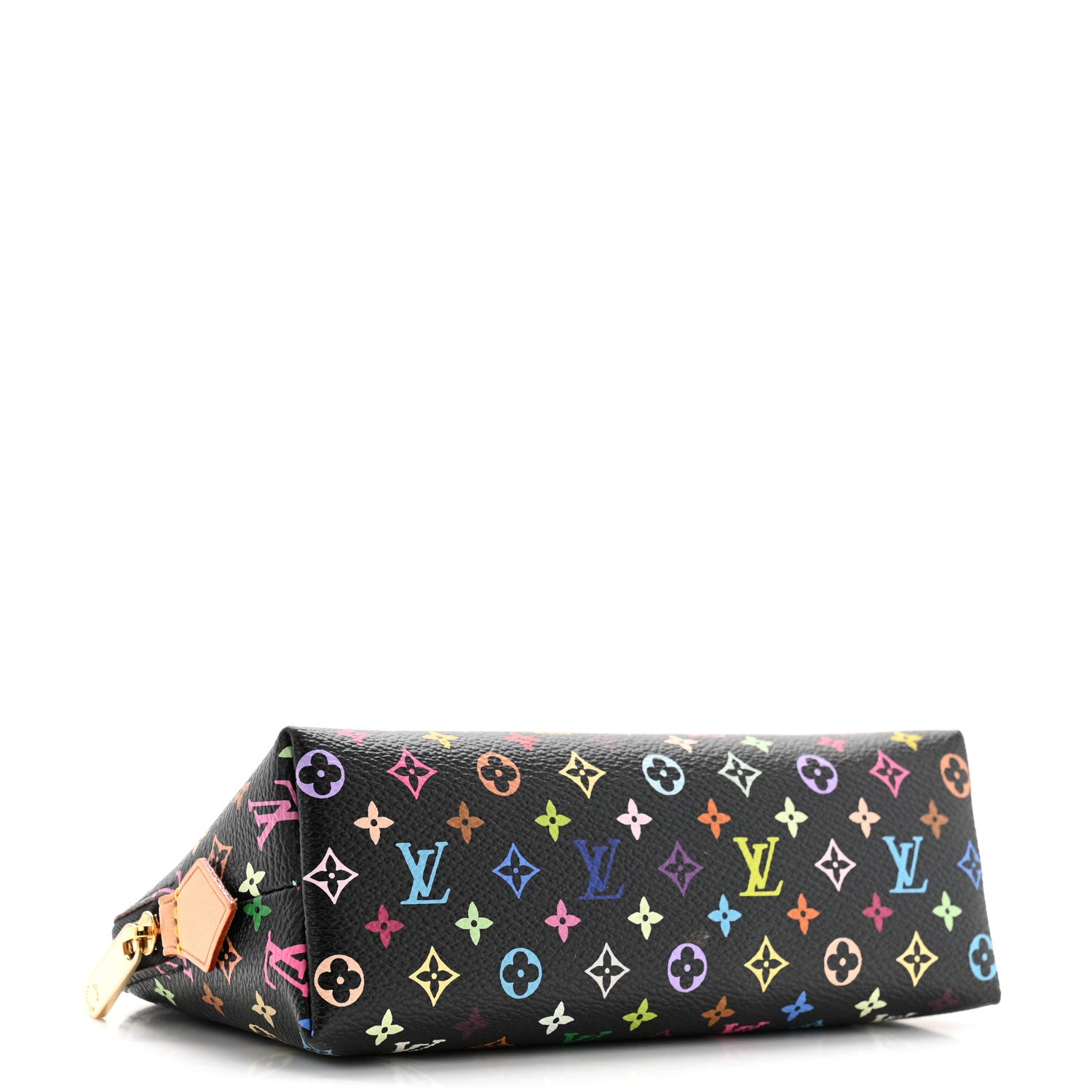 Louis Vuitton Monogram Multicolor Cosmetic Pouch Black Grenade 4 of 7