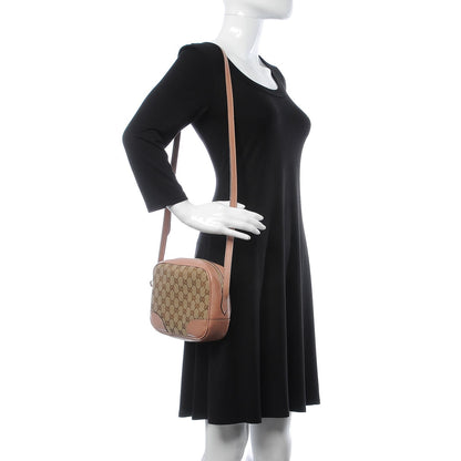 Gucci Monogram Mini Bree Messenger Bag Beige Soft Pink 2 of 7