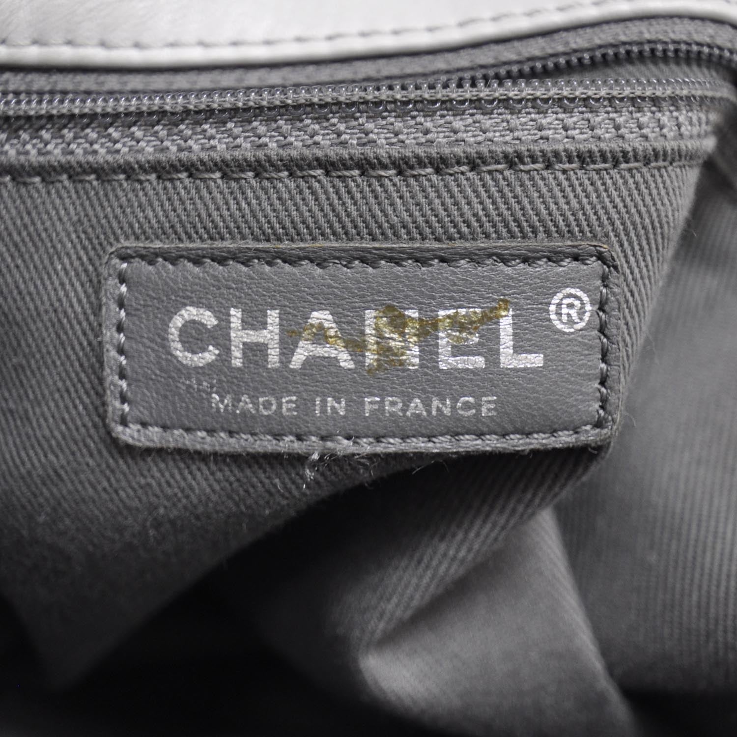Chanel Lambskin Sharpei Large Bag Light Green Mint 8 of 10