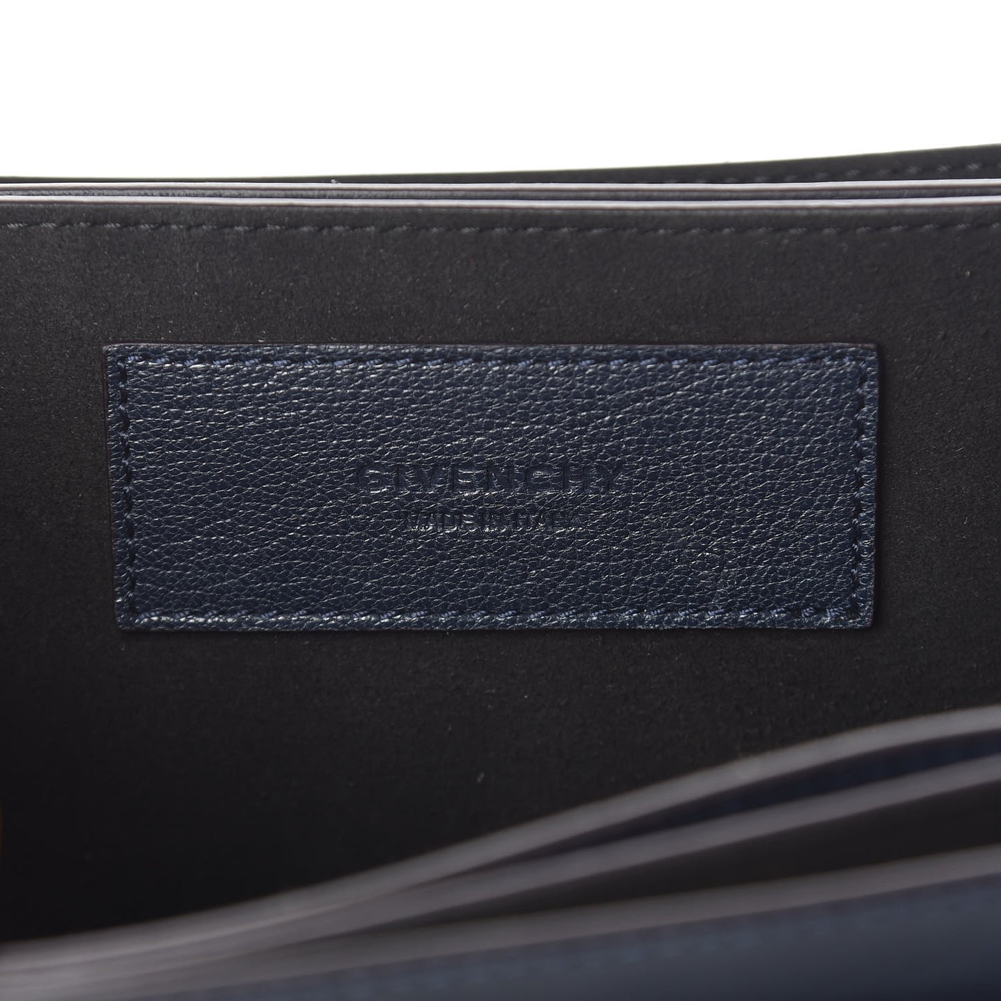 Goatskin Small GV3 Shoulder Bag Dark Blue