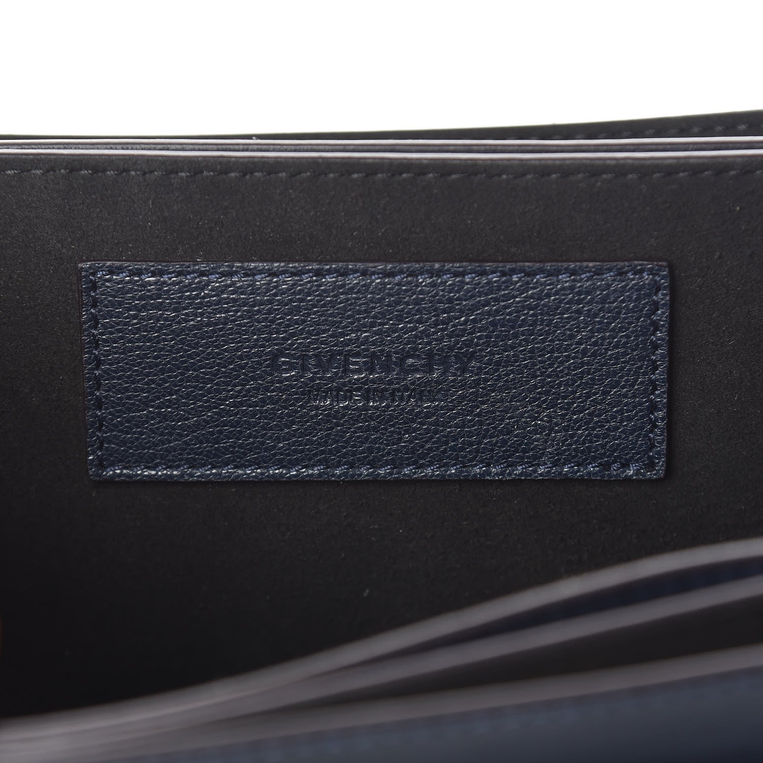 Givenchy Goatskin Small GV3 Shoulder Bag Dark Blue 8 of 9