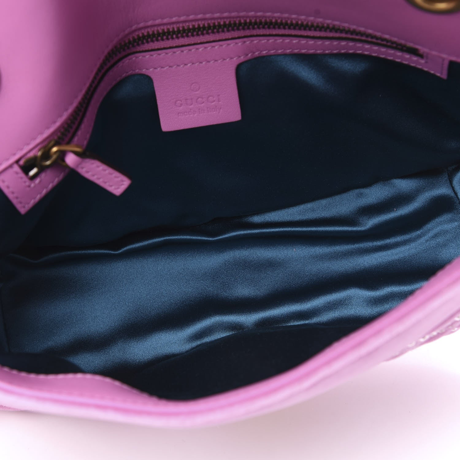 Gucci Velvet Matelasse Marquise Crystals Embroidered Small GG Marmont Shoulder Bag Malva 5 of 10
