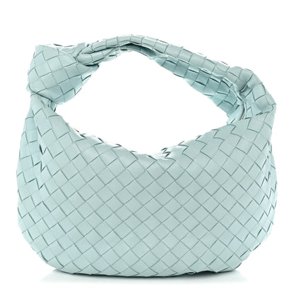 Bottega Veneta Nappa Intrecciato Teen Jodie Hobo Teal Washed 1 of 10