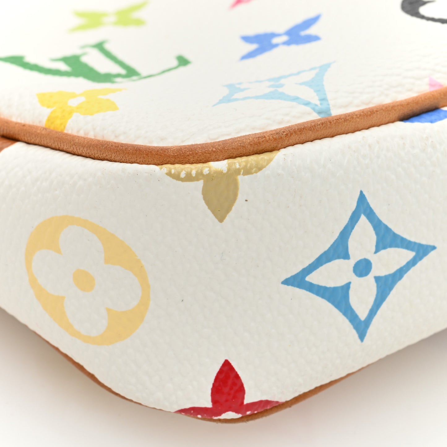 Monogram Multicolor Pochette Accessories White