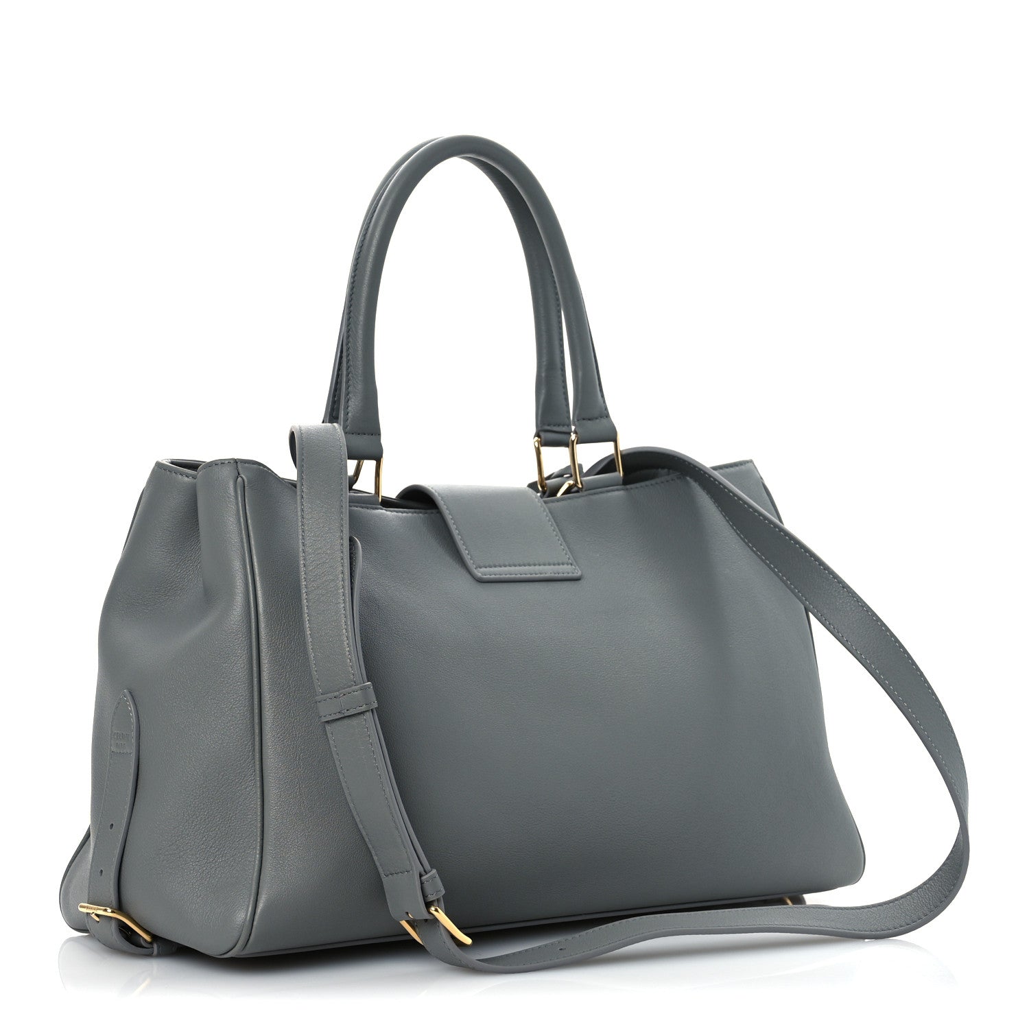 Celine Supple Calfskin Medium Appoline Zinc 3 of 12