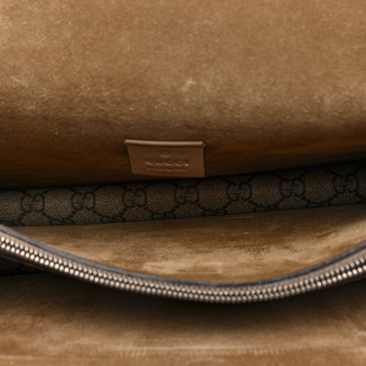Gucci GG Supreme Monogram Small Dionysus Shoulder Bag Taupe 5 of 10