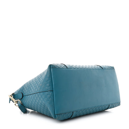 Gucci Soft Microguccissima Dome Satchel Deep Cobalt 4 of 13