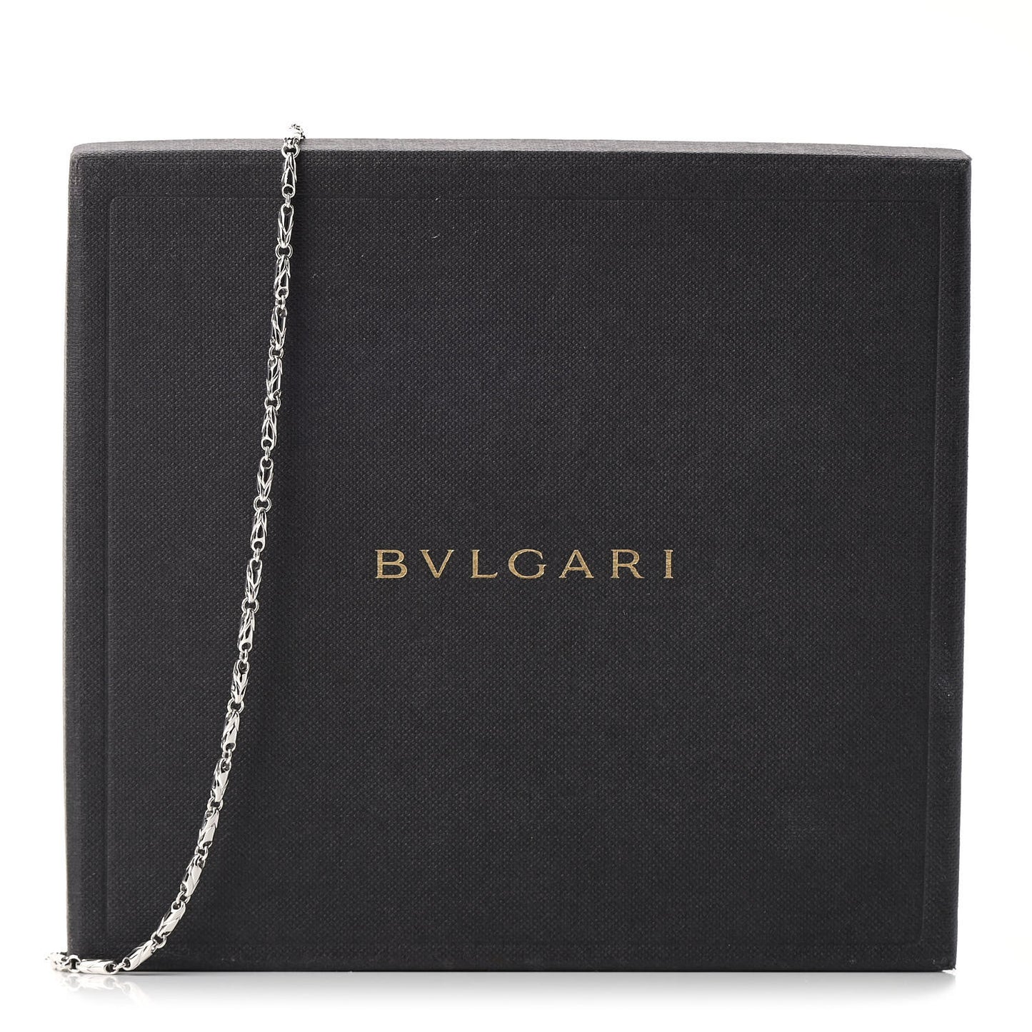 18K White Gold Passo Doppio Necklace