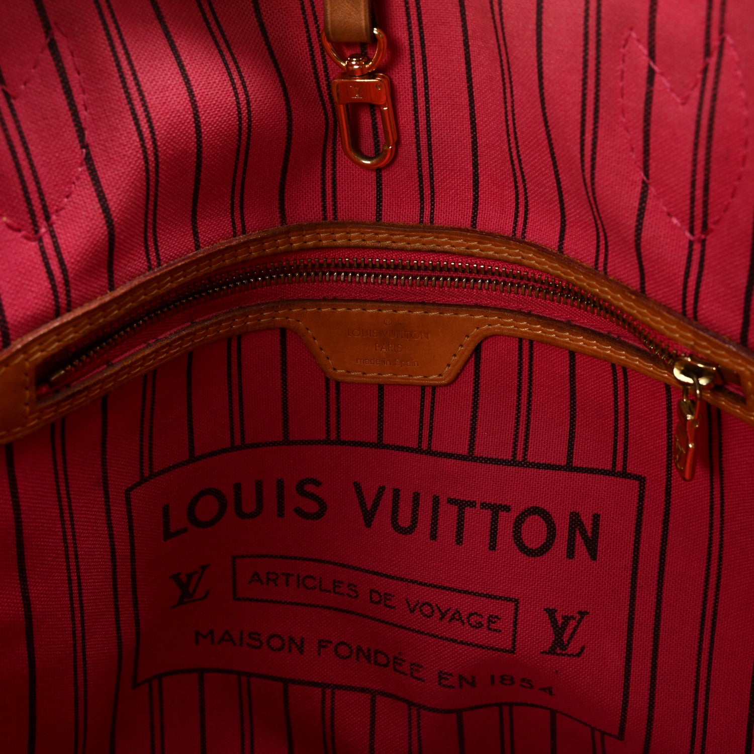 Louis Vuitton Monogram Bay Neverfull MM Rose Ballerine Poppy 6 of 11
