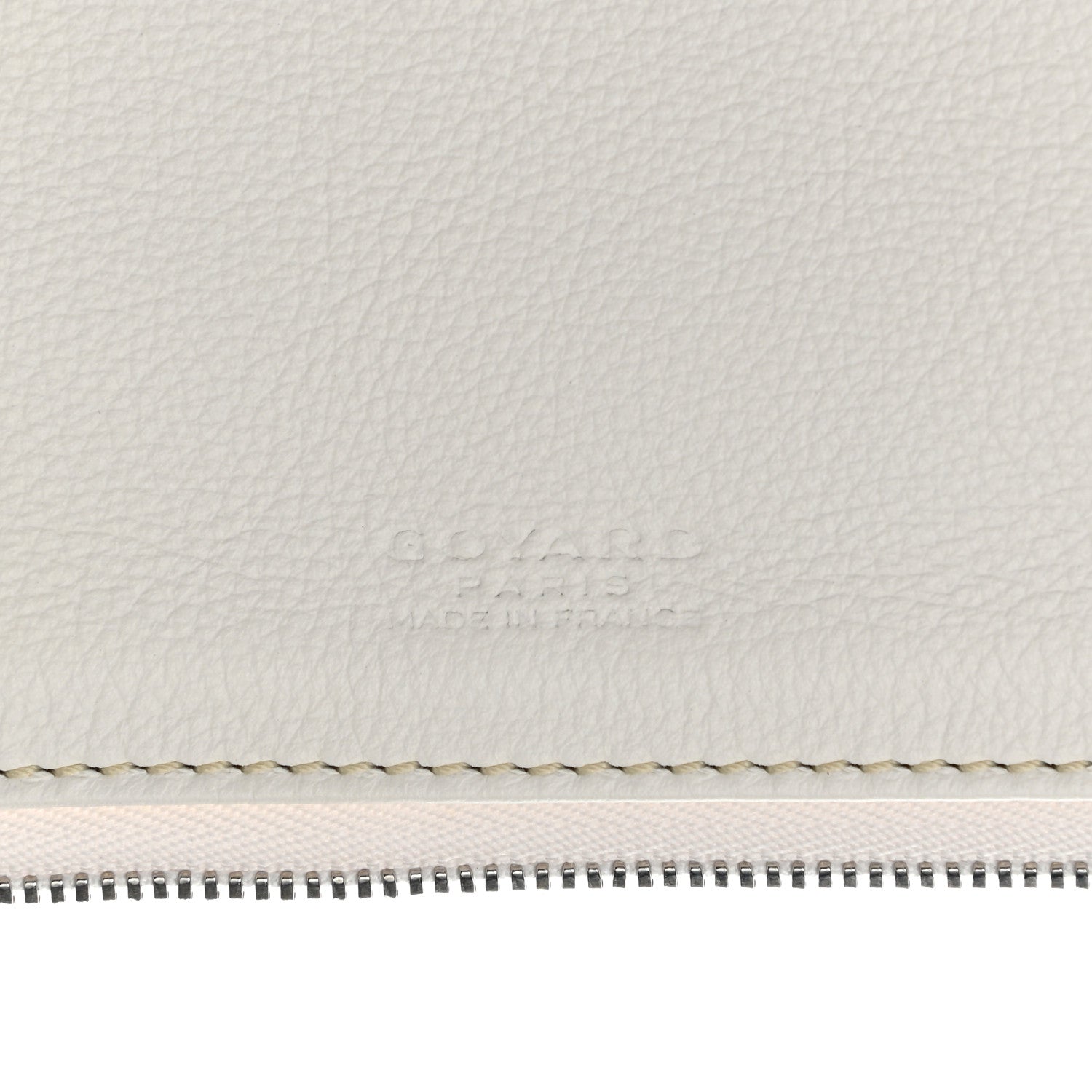 Goyard Goyardine Sainte Marie Soft Clutch White 6 of 8
