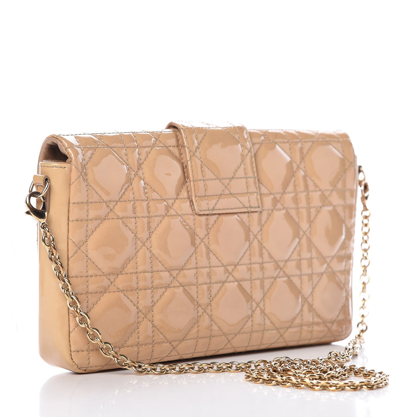 Patent Cannage New Lock Pouch Beige