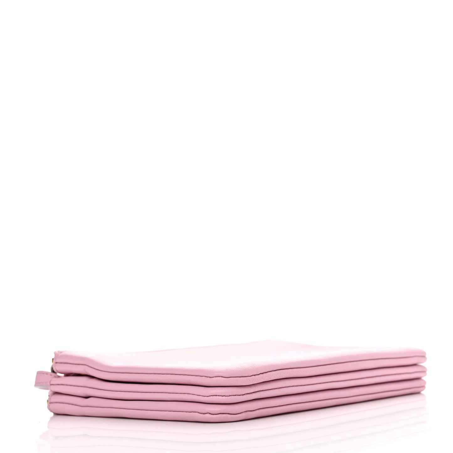 Lambskin Small Trio Crossbody Bag Pink