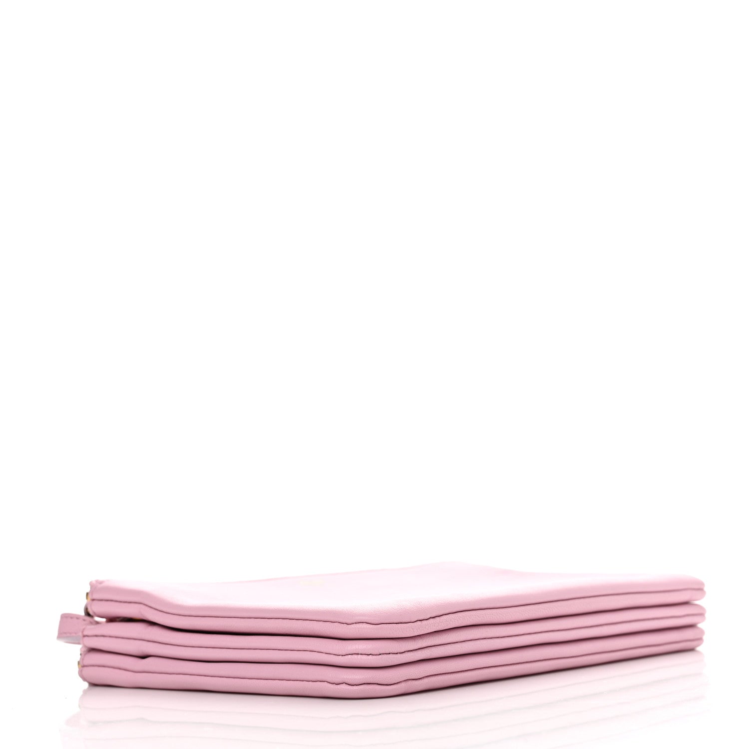 Celine Lambskin Small Trio Crossbody Bag Pink 4 of 13