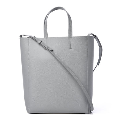 Celine Grained Calfskin Small Vertical Cabas Mineral 1 of 11