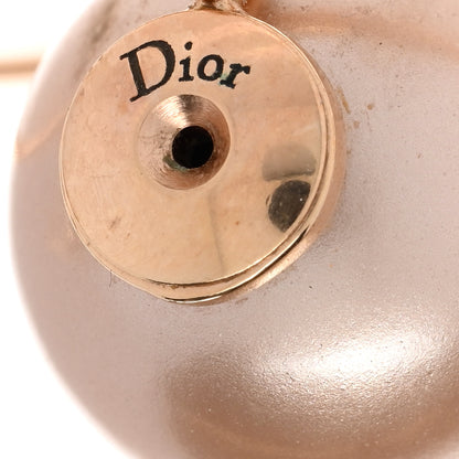 Christian Dior Pearl Mise En Dior Tribal Hoop Earrings Pink 4 of 7