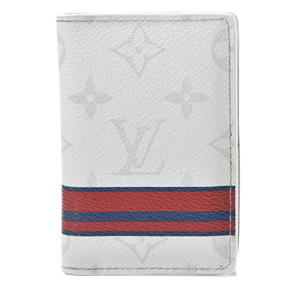 Louis Vuitton Monogram Stripes Pocket Organizer NM White 1 of 8