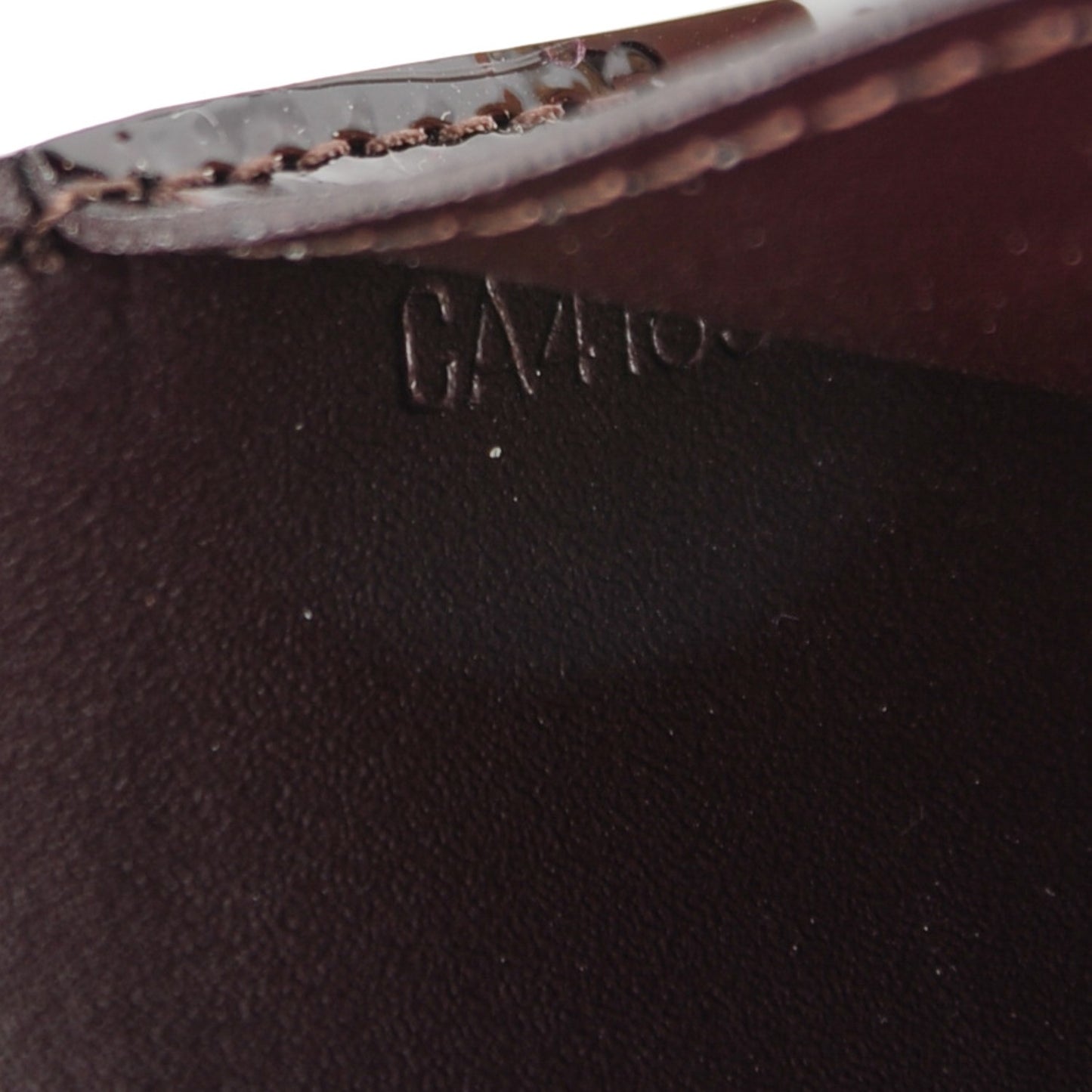 Vernis Business Card Holder Amarante