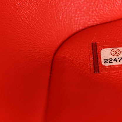 Chanel Lambskin Quilted Jumbo Double Flap Red 8 of 11