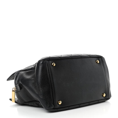 Chanel Caviar Quilted Petit Timeless Tote PTT Black 4 of 13