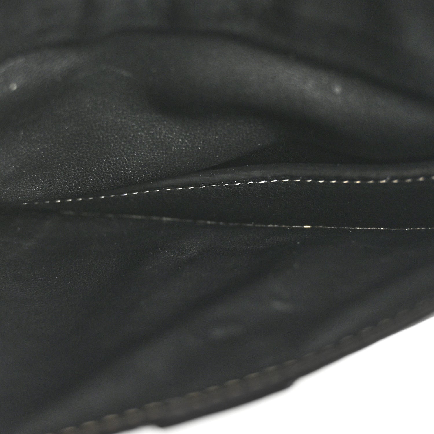 Christian Dior X KAWS Grained Calfskin Saddle Wristlet Black 5 of 13