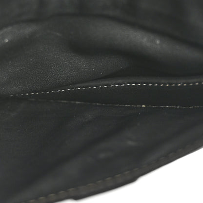 Christian Dior X KAWS Grained Calfskin Saddle Wristlet Black 5 of 13