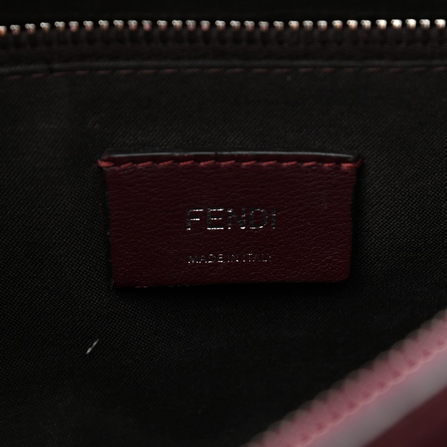 Fendi Vitello Dolce Flowerland Studded Medium By The Way Boston Bag Bordeaux Multicolor 11 of 12