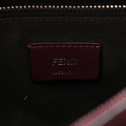 Fendi Vitello Dolce Flowerland Studded Medium By The Way Boston Bag Bordeaux Multicolor 11 of 12
