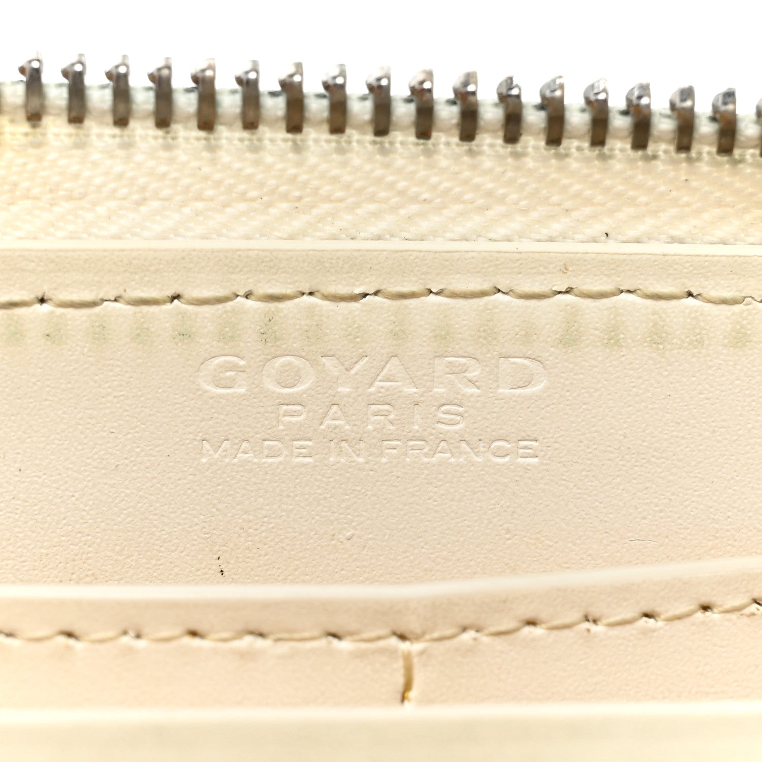 Goyard Goyardine Matignon Zip Around GM Wallet White 12 of 29
