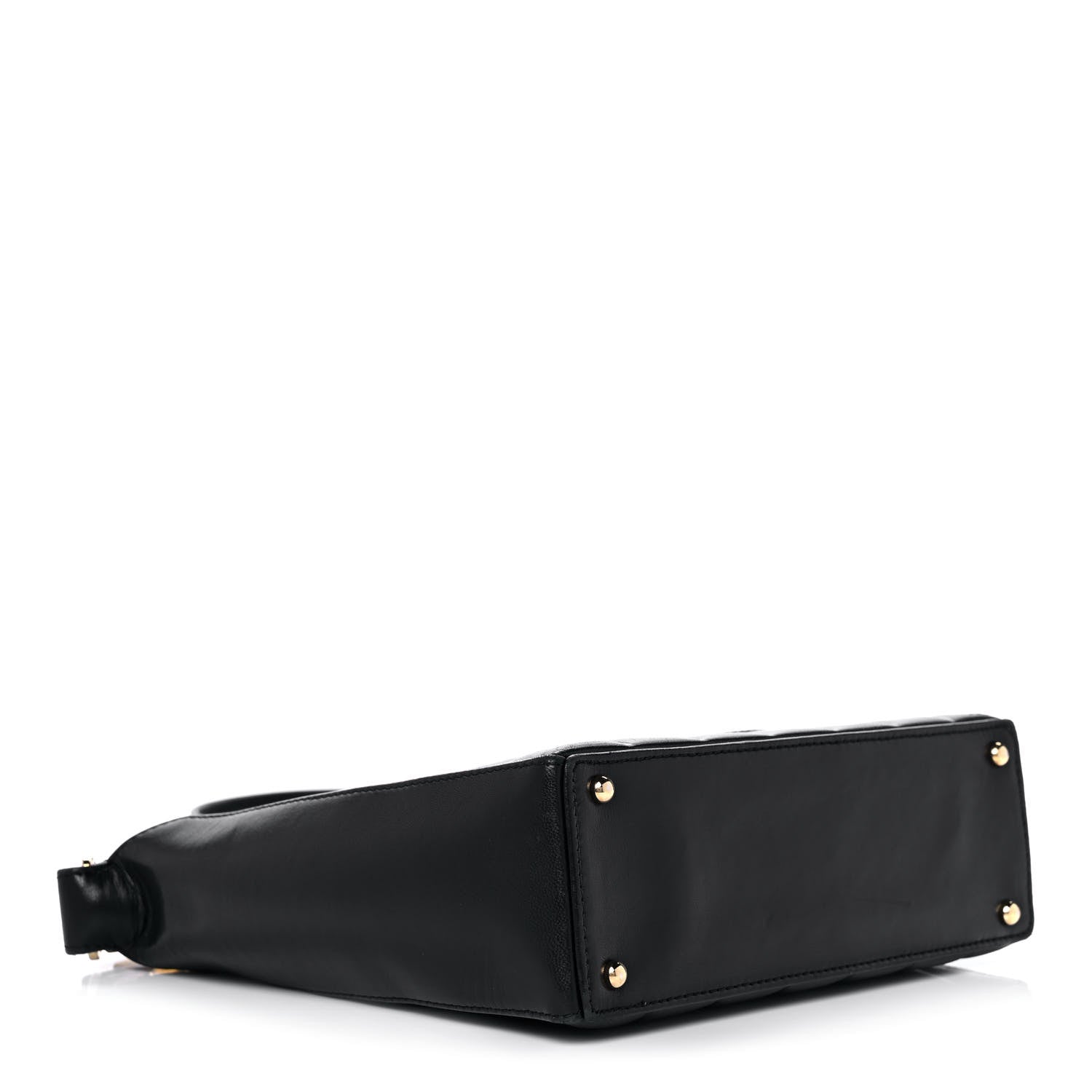 Chanel Lambskin Chocolate Bar Quilted Small Shoulder Bag Black 3 of 9