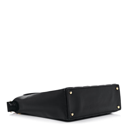 Chanel Lambskin Chocolate Bar Quilted Small Shoulder Bag Black 3 of 9