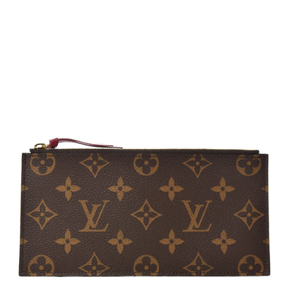Louis Vuitton Monogram Felicie Chain Wallet Zippered Insert Fuchsia 1 of 6